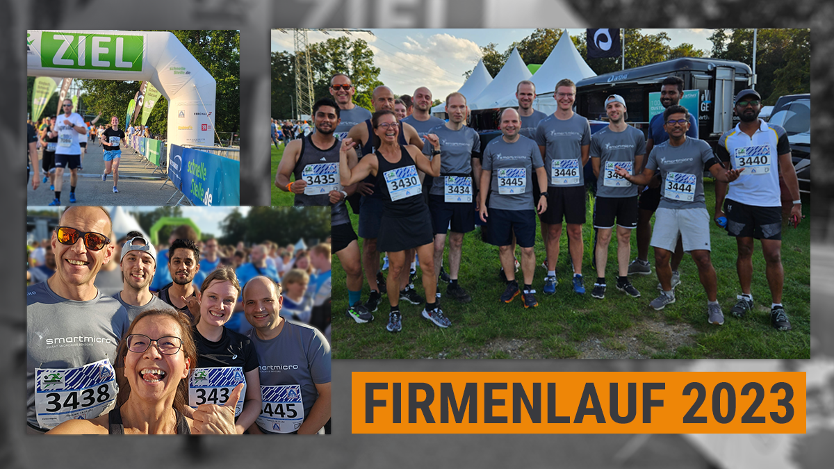 smartmicro team shines at Firmenlauf