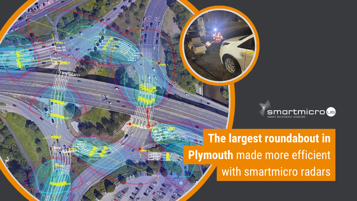 The largest roundabout in Plymouth made more efficient with smartmicro radars
