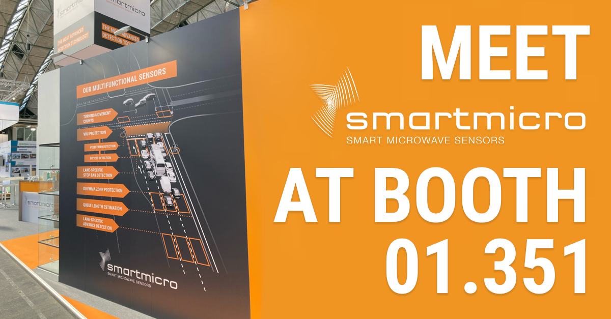 [Translate to Chinesisch:] meet smartmicro at Intertraffic Amsterdam - booth 01.351