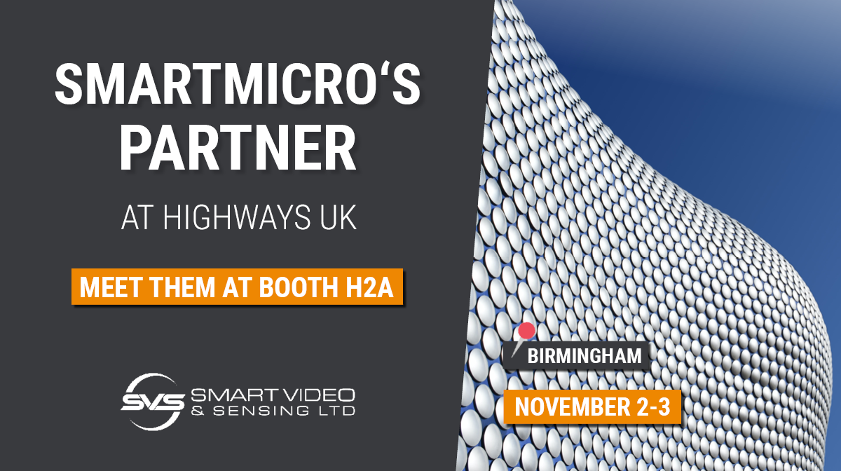 smartmicro sensors presented at Highways UK