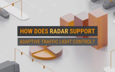 How does radar support adaptive traffic light control?