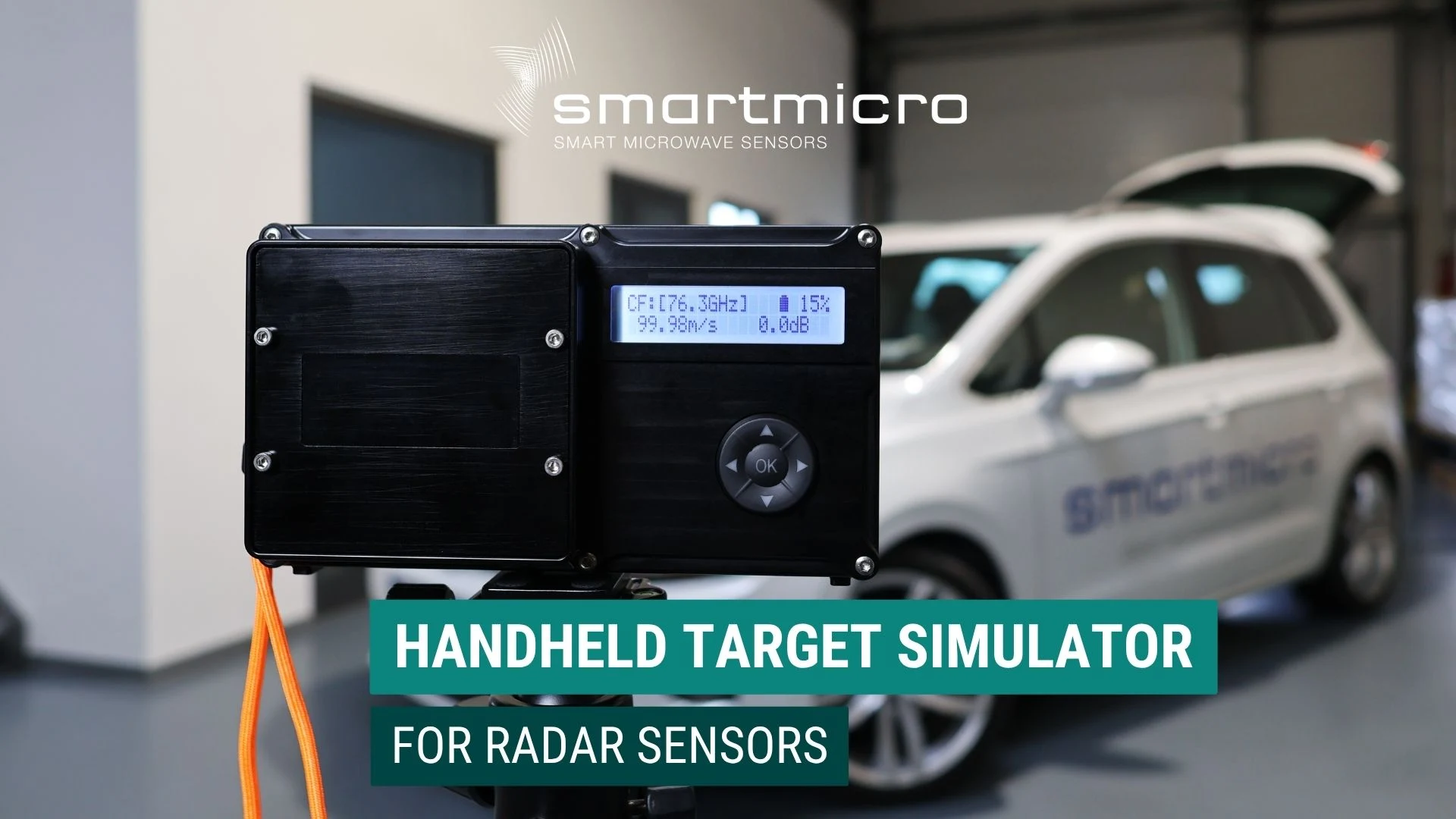 Compact Inspection Sensor Simplifying Regular Radar Sensor Inspections with smartmicro