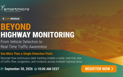 Don’t miss the webinar about Highway Monitoring
