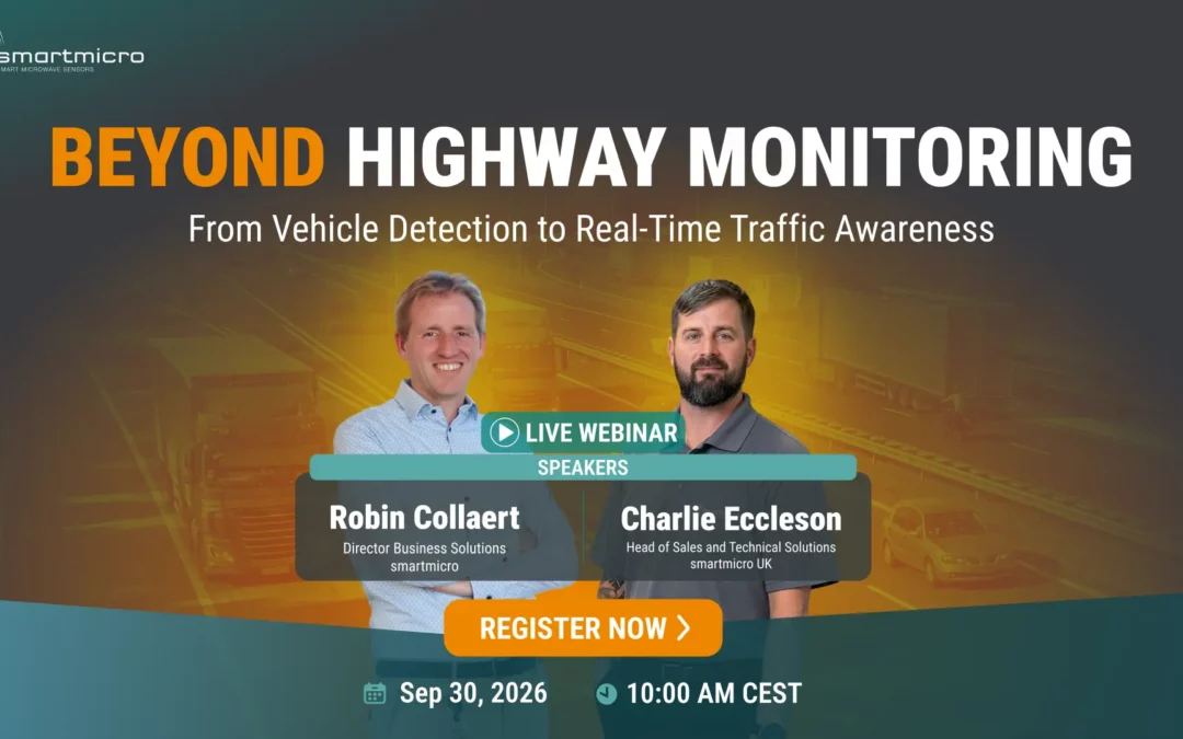 Our newest Webinar – Beyond Highway Monitoring: From Vehicle Detection to Real-Time Traffic Awareness