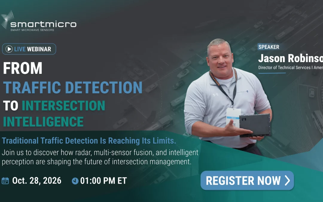 Don’t miss our US focussed Webinar: From Traffic Detection To Intersection Intelligence